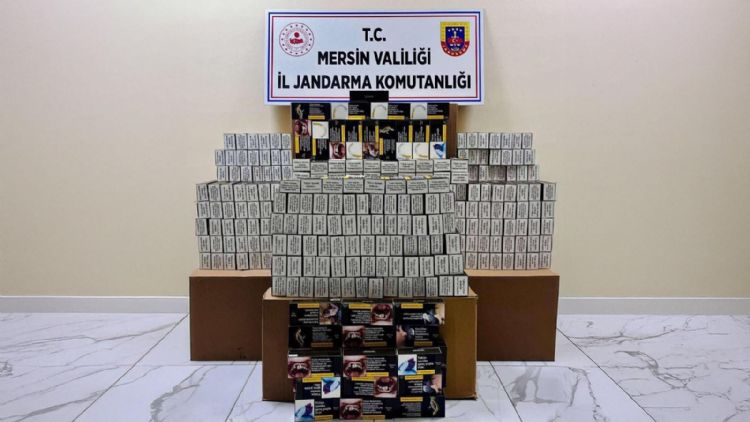 Jandarmadan ka�ak makaron operasyonu