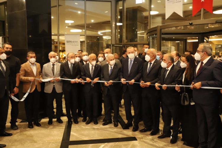Cumhurbakan Erdoan otel an gerekletirdi