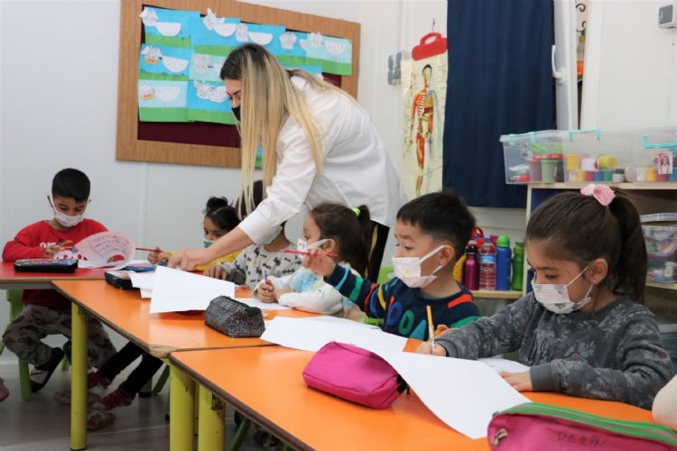 Toroslar Belediyesinden miniklere okul olgunluu testi