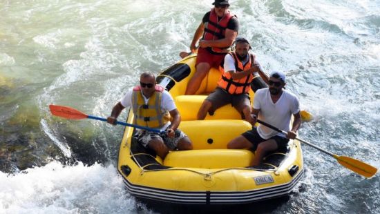 Tarsus elalesinde ilk kez rafting yapld