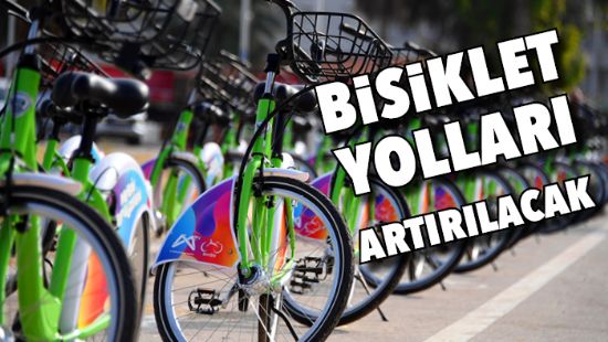Bisiklet yollar artrlacak