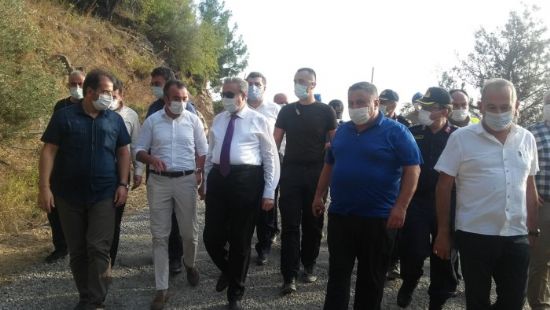 Anamur�daki yang�nda ev ve seralar da zarar g�rd�