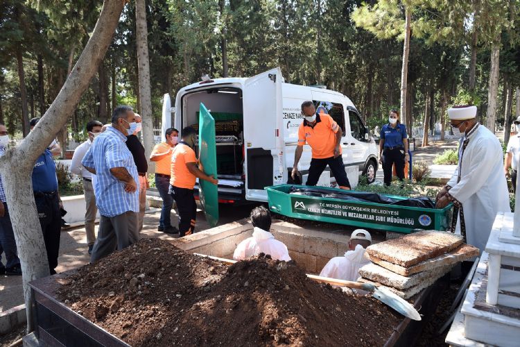 Mersin Bykehir Belediyesinden defin tatbikat