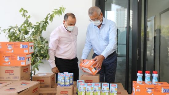 Mezitli�de iyilikseverler hareketi �ocuklar� s�tle bulu�turacak