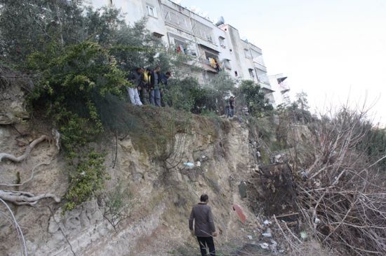 Mersin’de heyelan tedirginlii