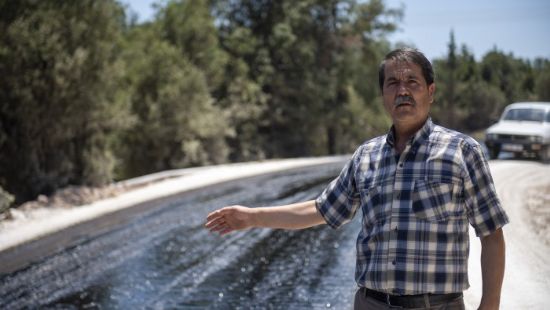 Silifkenin krsal blgelerindeki baz yollar yllar sonra asfalt grd
