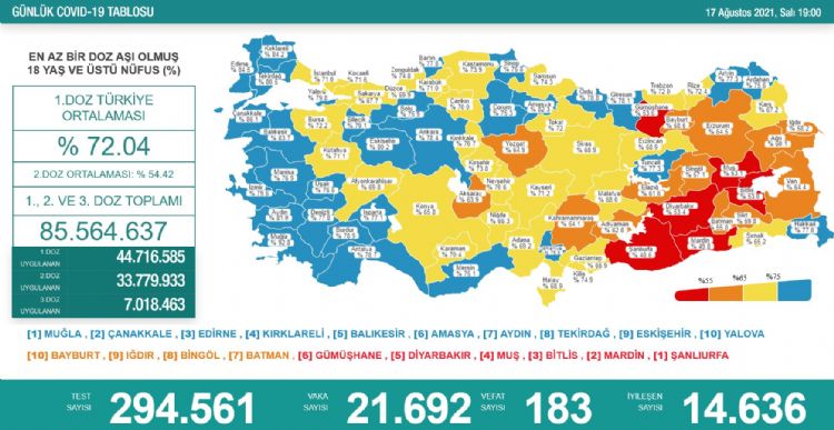 Mersin a haritasnda maviye dnd