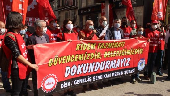 ���ilerden torba yasa protestosu