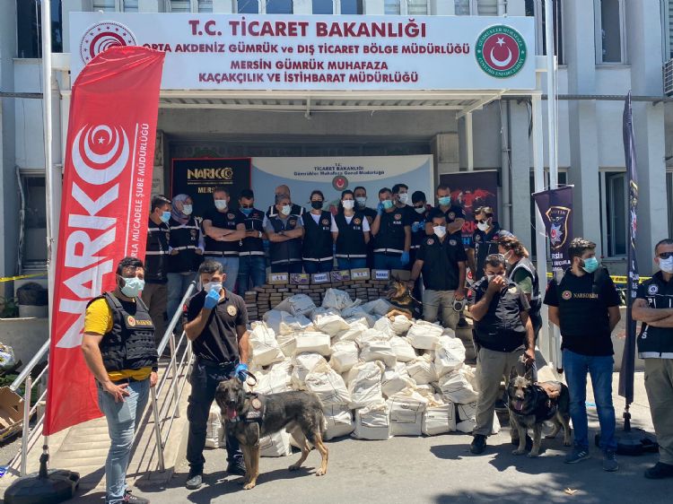 Trkiyenin en byk kokain operasyonu Mersinde gerekletirildi