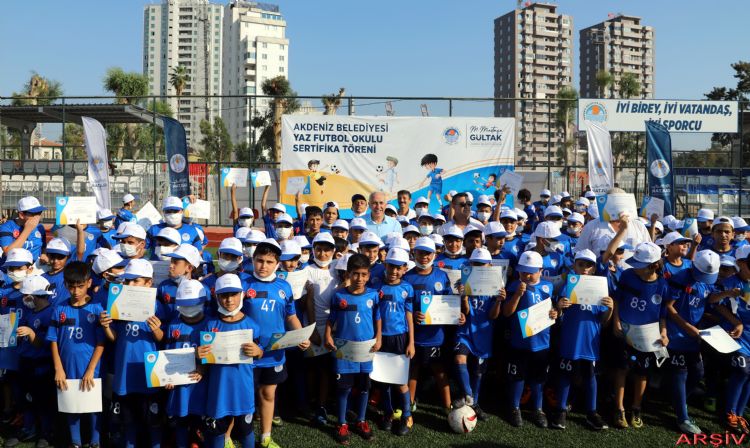 ocuklara futbol, basketbol ve tenis kurslar verilecek