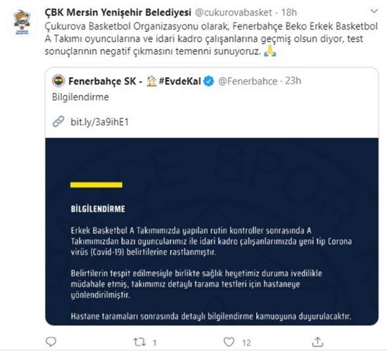 ÇBK’dan Fenerbahçe’ye destek!