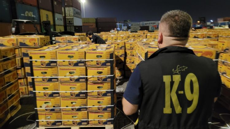 Mersin Limannda 11 kilogram kokain ele geirildi
