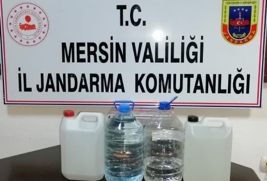 13 litre sahte i�ki ele ge�irildi