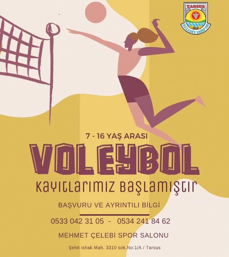 Tarsus voleybolda yetenekli gen kzlar aryor