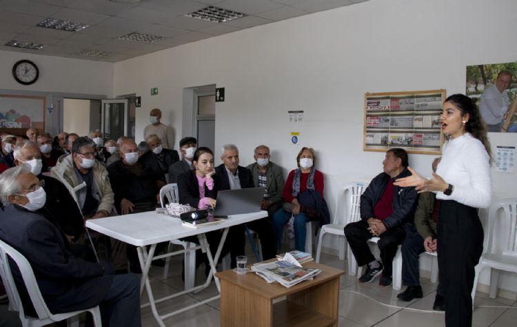 Emekli evi yelerine ynelik bilgilendirme seminerleri sryor